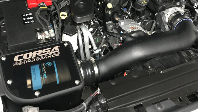 Closed Box Air Intake With Powercore Dry Filter <br> 18-23 Jeep Wrangler 20-23 Gladiator