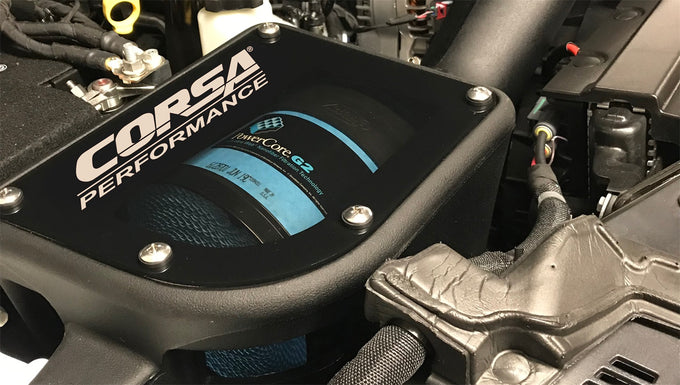 Closed Box Air Intake With Powercore Dry Filter <br> 18-23 Jeep Wrangler 20-23 Gladiator