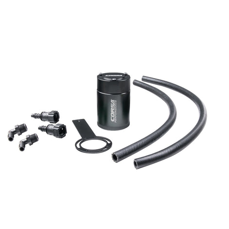 3 oz. aluminum oil catch can with mounting bracket <br> 14-20 Chevy Silverado GMC Sierra 1500
