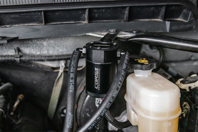 3 oz. aluminum oil catch can with mounting bracket <br> 14-20 Chevy Silverado GMC Sierra 1500