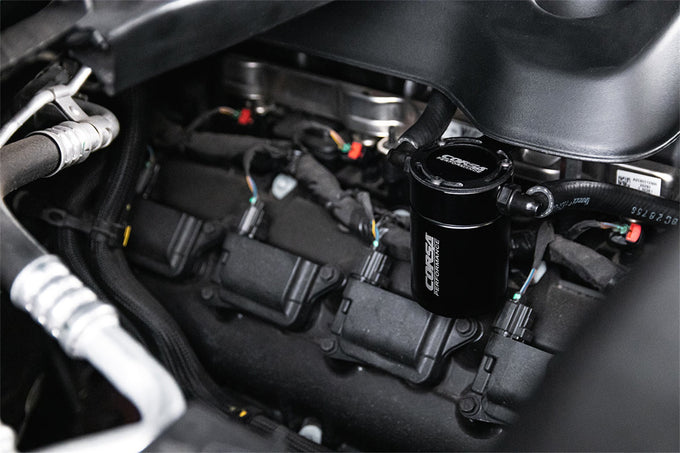 3 oz. aluminum oil catch can with mounting bracket <br> 2019-2023 Ram 1500