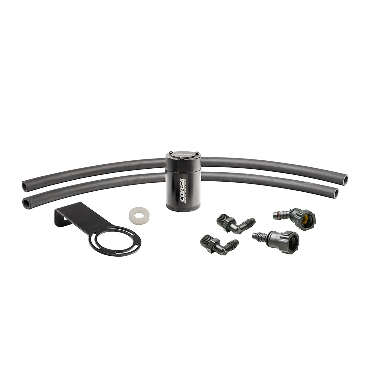 3 oz. aluminum oil catch can with mounting bracket <br> 2016-2023 Chevrolet Camaro