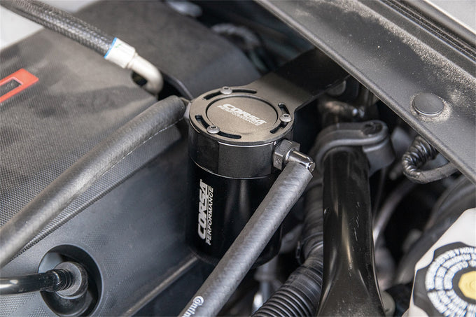 3 oz. aluminum oil catch can with mounting bracket <br> 2016-2023 Chevrolet Camaro