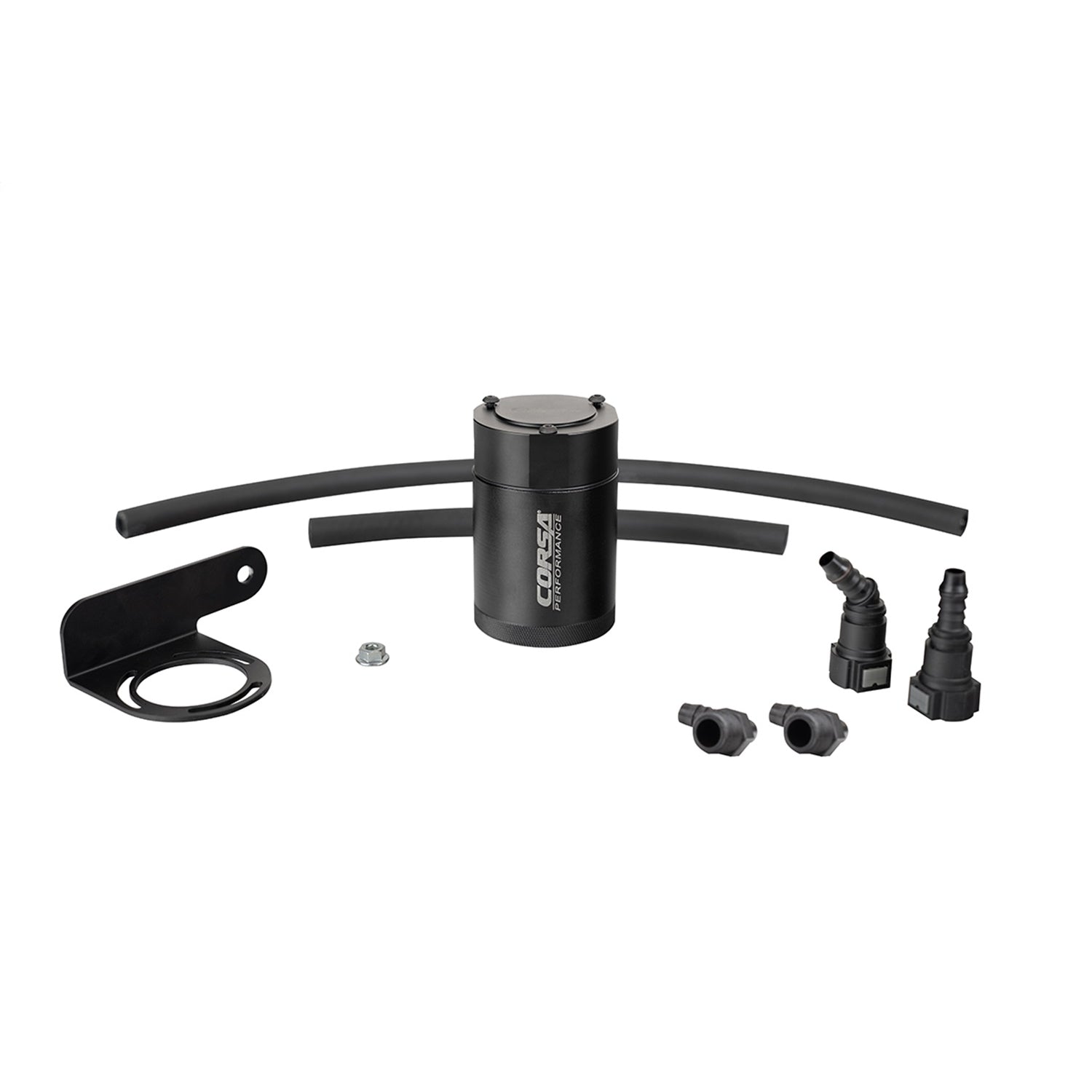 3 oz. aluminum oil catch can with mounting bracket <br> 19-24 Chevy Silverado GMC Sierra 1500
