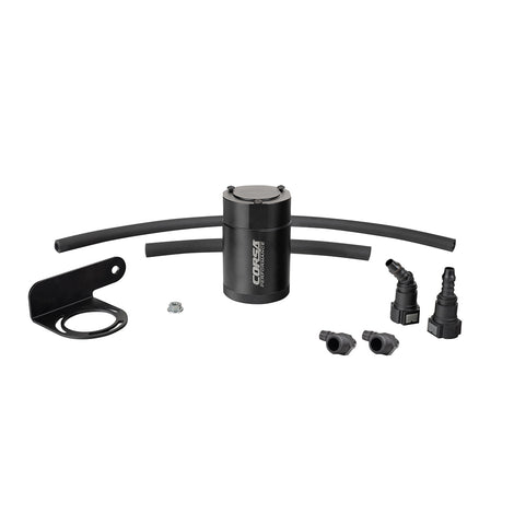 3 oz. aluminum oil catch can with mounting bracket <br> 19-24 Chevy Silverado GMC Sierra 1500