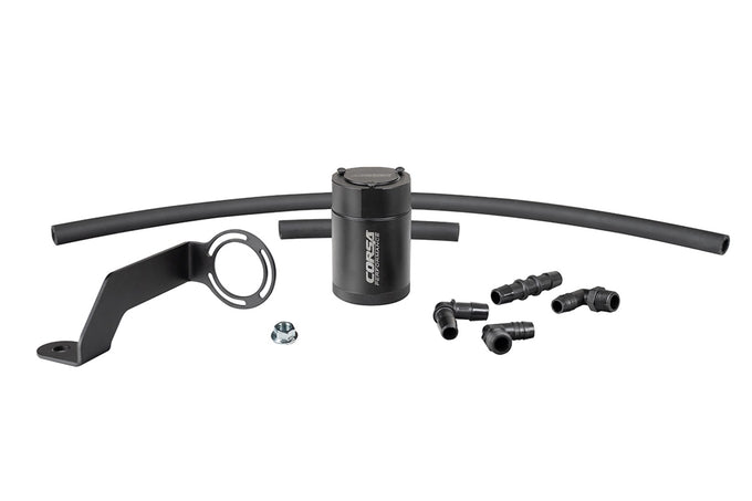 3 oz. aluminum oil catch can with mounting bracket <br> 11-23 Dodge Challenger, Jeep Grand Cherokee