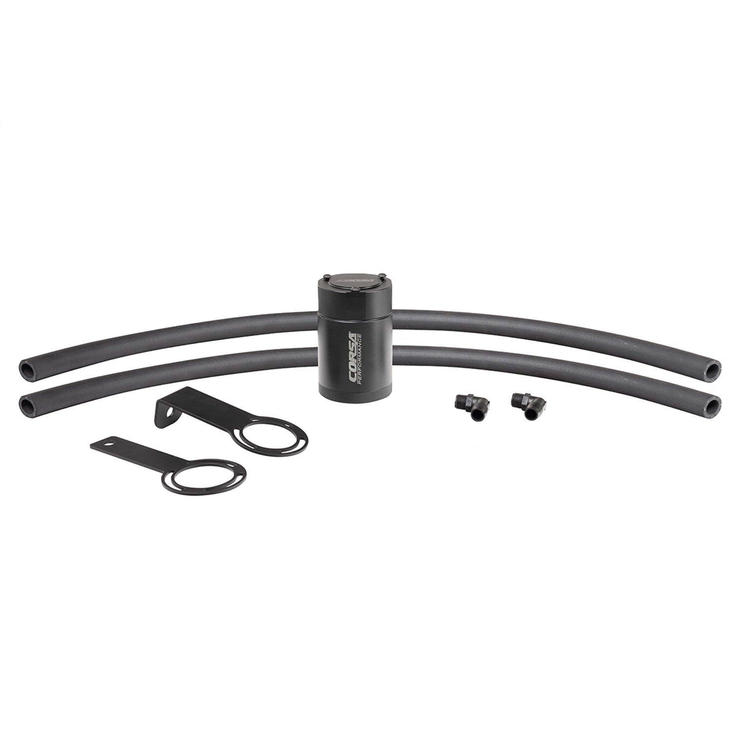 3 oz. aluminum oil catch can with mounting bracket <br> Universal Fit