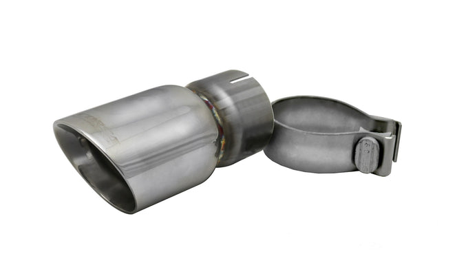 Single 3.0in. Polished Pro-Series Tip Kit <br> 2.500 in. ID / 3.000 in. OD