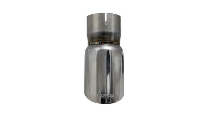 Single 3.0in. Polished Pro-Series Tip Kit <br> 2.500 in. ID / 3.000 in. OD