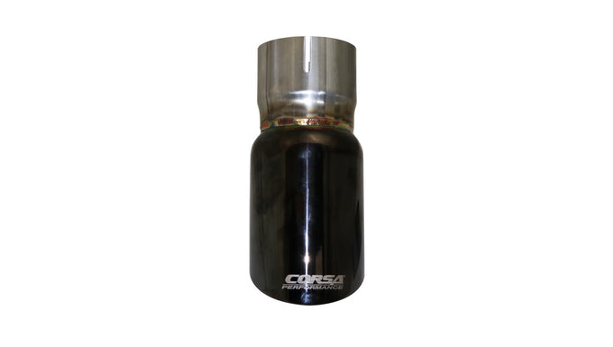 Single 3in. Black PVD Pro-Series Tip Kit <br> 2.500 in. ID / 3.000 in. OD