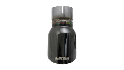 Single 3.5in Black PVD Pro-Series Tip Kit <br> 2.500 in. ID / 3.500 in. OD