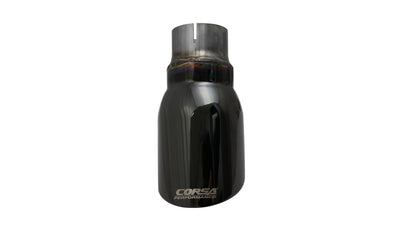 Single 4.0in Black PVD Pro-Series Tip Kit <br> 2.500 in. ID / 4.000 in. OD