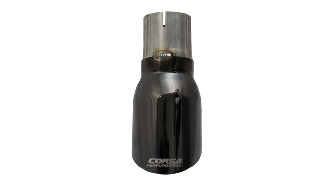 Single 4.0in. Black PVD Pro-Series Tip Kit <br> 2.750 in. ID / 4.000 in. OD