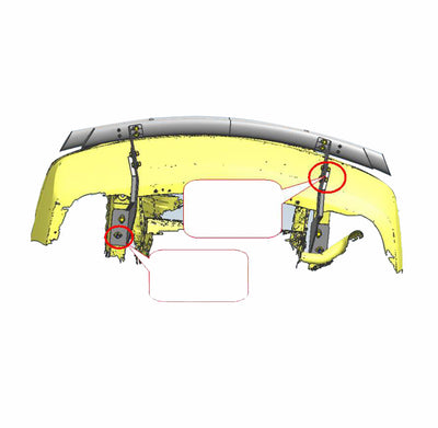 Rear Bumper Guard <br>99-03 Lexus RX300, 04-06 RX330, 07-20 RX350