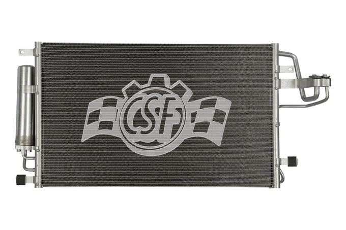Aluminum Parallel Flow A/C Condenser <br> 05-09 Hyundai Tucson, 05-10 Kia Sportage