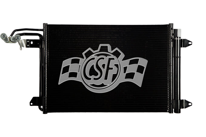 Aluminum Parallel Flow A/C Condenser <br> 06-14 VW EOS Audi TT Quattro GTI Jetta