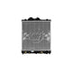 OEM Replacement 1 Row Aluminum Core Radiator <br> 92-00 Honda Civic Del Sol