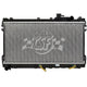OEM Replacement 1 Row Aluminum Core Radiator <br> 1990-1993 Mazda Miata