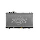 OEM Replacement 1 Row Aluminum Core Radiator <br> 99-03 Mazda Protege, 02-03 Protege5