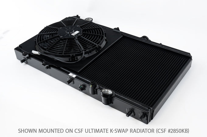 All-Aluminum Fan Shroud w/ 12-inch SPAL Fan <br> 92-00 Honda Civic