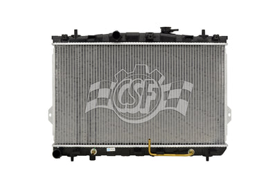 OEM Replacement 1 Row Aluminum Core Radiator <br> 03-08 Hyundai Tiburon, Elantra