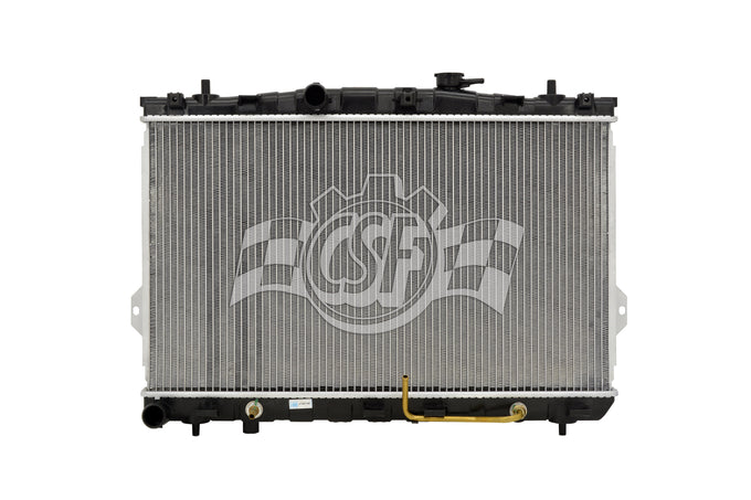 OEM Replacement 1 Row Aluminum Core Radiator <br> 03-08 Hyundai Tiburon, Elantra