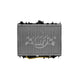 OEM Replacement 1 Row Aluminum Core Radiator <br> 98-04 Isuzu Axiom, Rodeo, Honda Passport