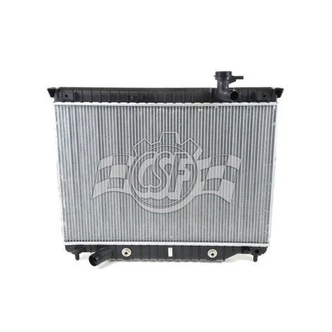 OEM Replacement 1 Row Aluminum Core Radiator <br> 02-09 Chevy Trailblazer, Buick Rainier, GMC Envoy
