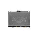 OEM Replacement 1 Row Aluminum Core Radiator <br> 2004-2006 Mitsubishi Outlander