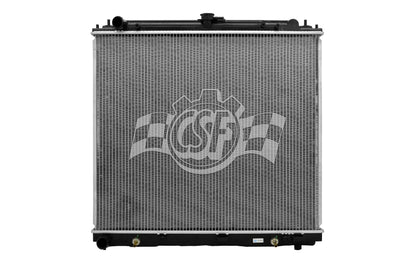 OEM Replacement 1 Row Aluminum Core Radiator <br> 09-12 Suzuki Equator, 05-18 Nissan Frontier