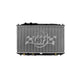 OEM Replacement 1 Row Aluminum Core Radiator <br> 06-11 Honda Civic, Acura CSX