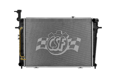 OEM Replacement 1 Row Aluminum Core Radiator <br> 05-09 Hyundai Tucson, 05-10 Kia Sportage