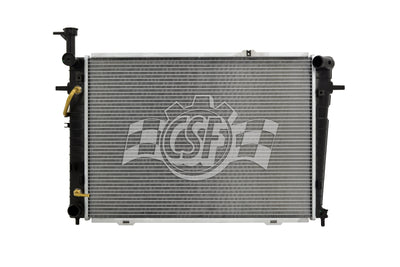 OEM Replacement 1 Row Aluminum Core Radiator <br> 05-09 Hyundai Tucson, 05-10 Kia Sportage