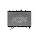 OEM Replacement 1 Row Aluminum Core Radiator <br> 2003-2005 Kia Rio