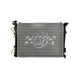 OEM Replacement 1 Row Aluminum Core Radiator <br> 08-11 Hyundai Sonata, zera, Kia Optima