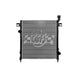OEM Replacement 1 Row Aluminum Core Radiator <br> 2008-2012 Jeep Liberty
