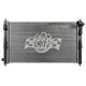 OEM Replacement 1 Row Aluminum Core Radiator <br> 07-15 Mitsubishi Outlander Lancer