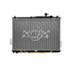 OEM Replacement 1 Row Aluminum Core Radiator <br> 2007-2012 Hyundai Veracruz