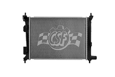 OEM Replacement 1 Row Aluminum Core Radiator <br> 12-17 Hyundai Accent Veloster, 12-17 Kia Rio