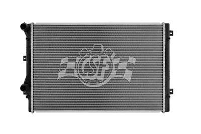OEM Replacement 1 Row Aluminum Core Radiator <br> 09-17 VW Jetta EOS, TT Quattro, Beetle, Passat CC