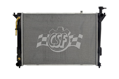 OEM Replacement 1 Row Aluminum Core Radiator <br> 10-19 Hyundai Santa Fe XL Sport