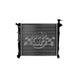 OEM Replacement 1 Row Aluminum Core Radiator <br> 16-18 Kia Sorento, 19-20 Hyundai Santa Fe