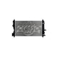 OEM Replacement 1 Row Aluminum Core Radiator <br> 13-19 Chevy Malibu, Impala, Buick Regal