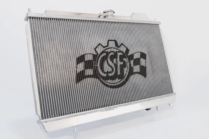 Full Size Slim All-Aluminum Radiator w/ 12in SPAL Fan <br> 2003-2006 Mitsubishi Lancer