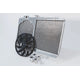 Full Size Slim All-Aluminum Radiator w/ 12in SPAL Fan <br> 2003-2006 Mitsubishi Lancer