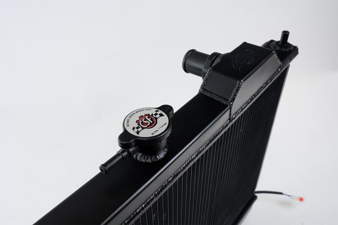 Full Size Slim Radiator w/ 12in SPAL Fan <br> 2003-2006 Mitsubishi Lancer
