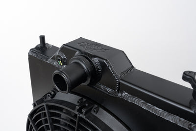 Full Size Slim Radiator w/ 12in SPAL Fan <br> 2003-2006 Mitsubishi Lancer