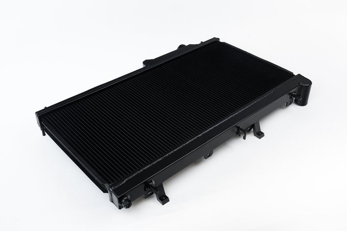 High-Performance 1-Row 31mm Radiator - Black <br> 05-21 Subaru Legacy Qutback Forester WRX STI