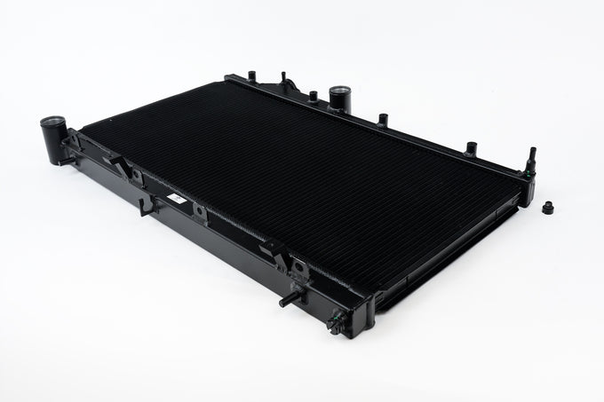 High-Performance 1-Row 31mm Radiator - Black <br> 05-21 Subaru Legacy Qutback Forester WRX STI