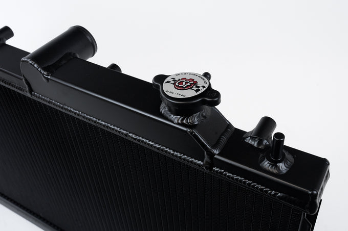 High-Performance 1-Row 31mm Radiator - Black <br> 05-21 Subaru Legacy Qutback Forester WRX STI
